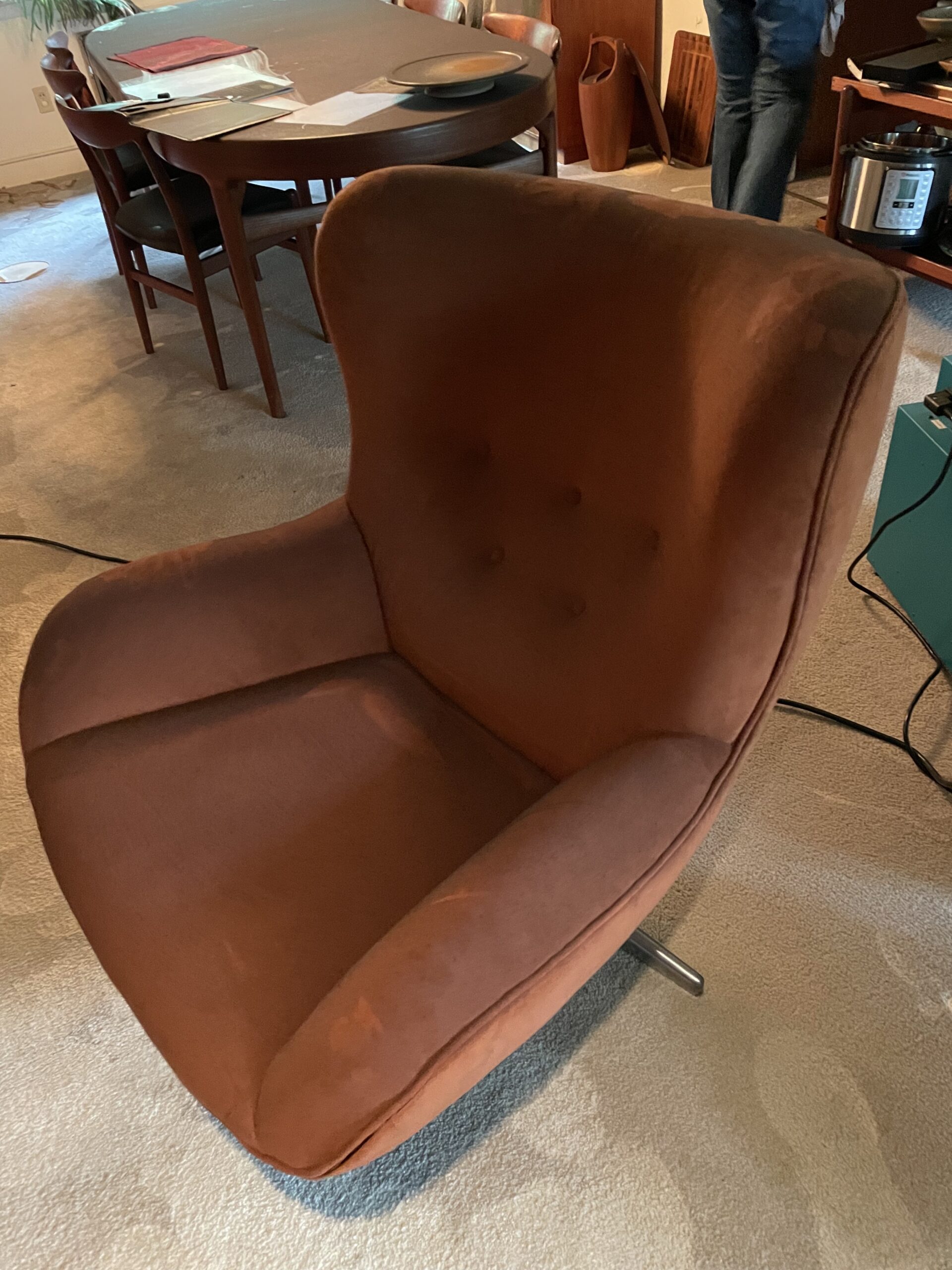 Orange chair - before